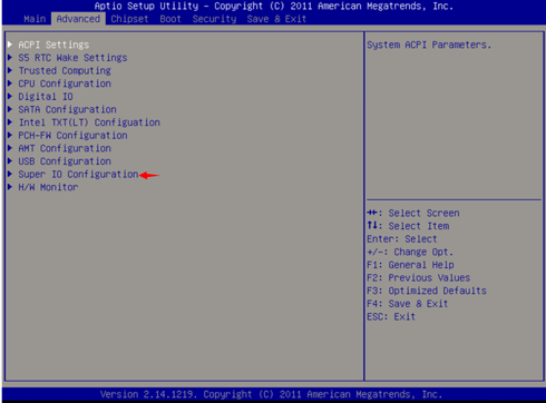 如何設(shè)置工業(yè)平板電腦BIOS及485定義的問題